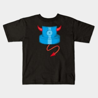 Devil cap pixel Kids T-Shirt